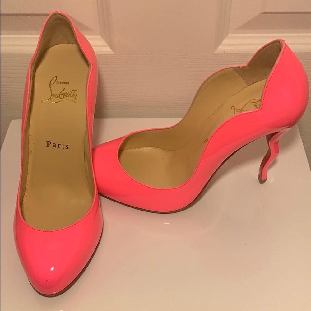 HOT PINK Louboutin Heels